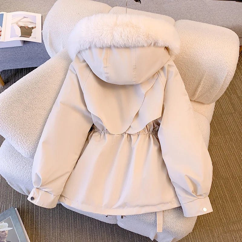 Fern | Women’s Hooded Puffer Jacket with Fleece Lining