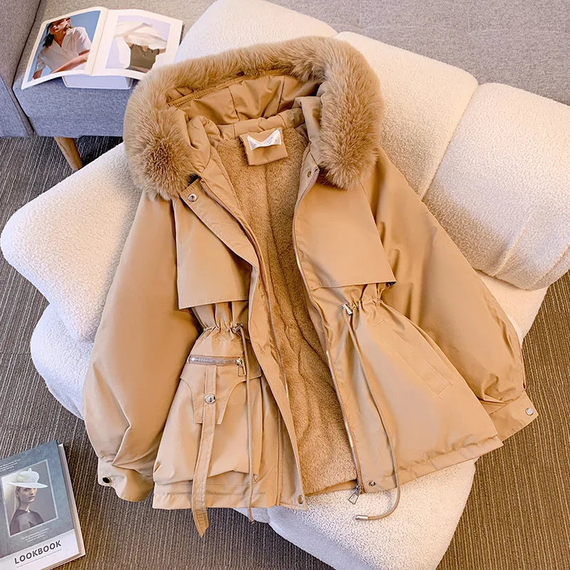 Fern | Women’s Hooded Puffer Jacket with Fleece Lining