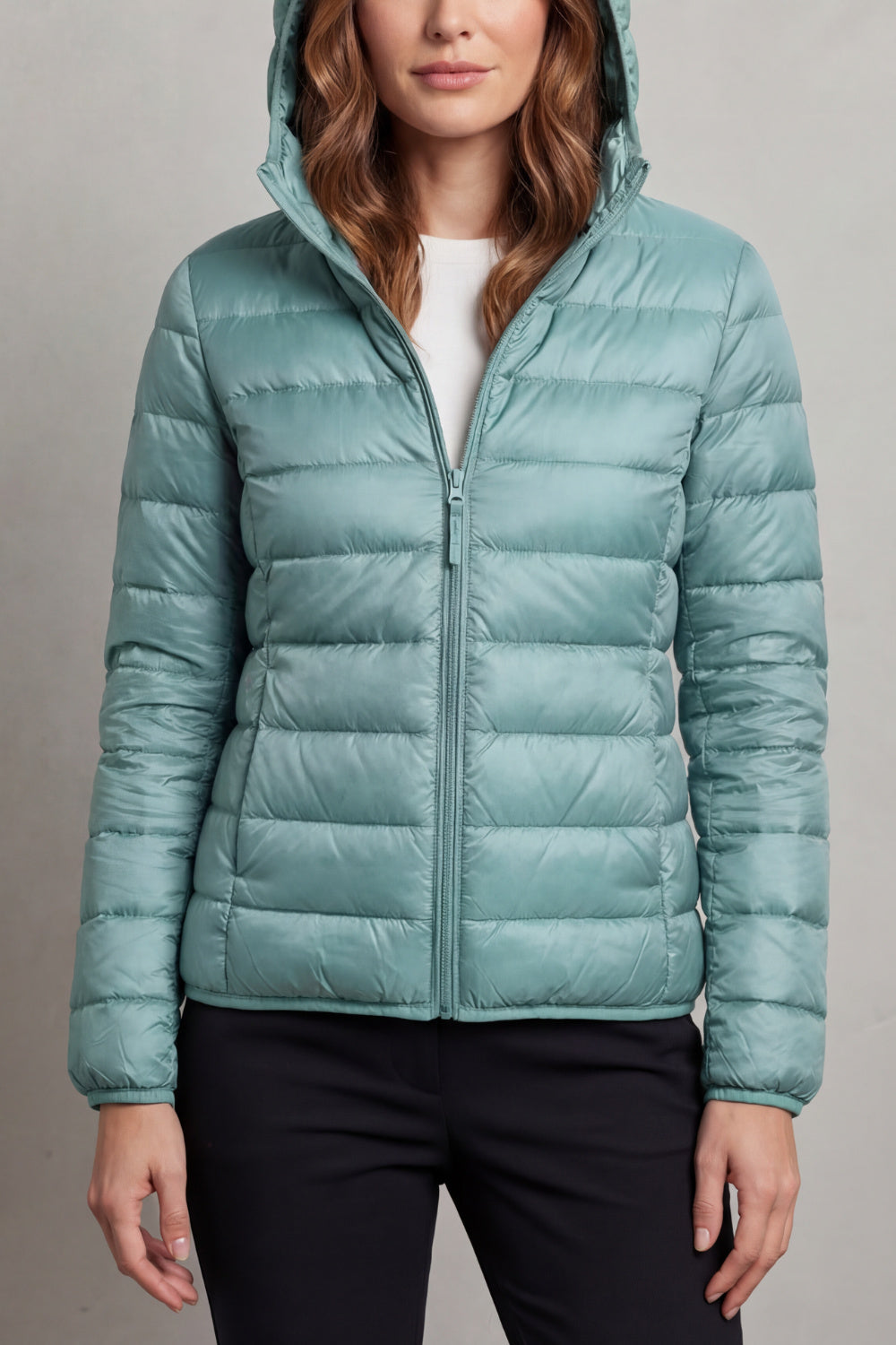Ivy | Women’s Lightweight Packable Puffer Jacket with Hood