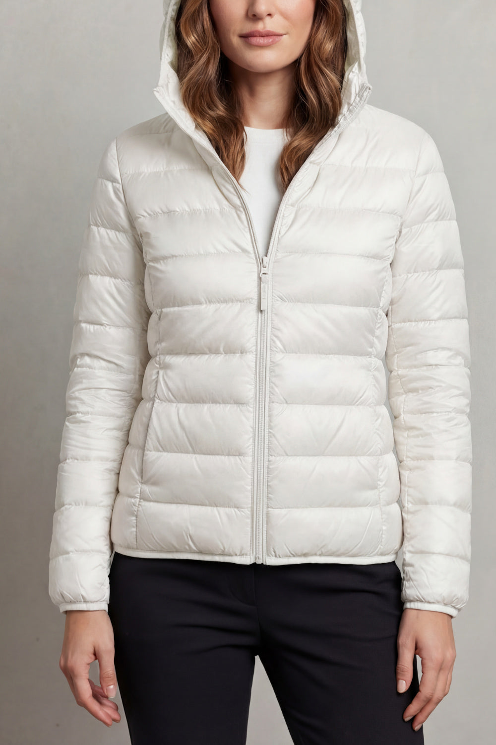 Ivy | Women’s Lightweight Packable Puffer Jacket with Hood