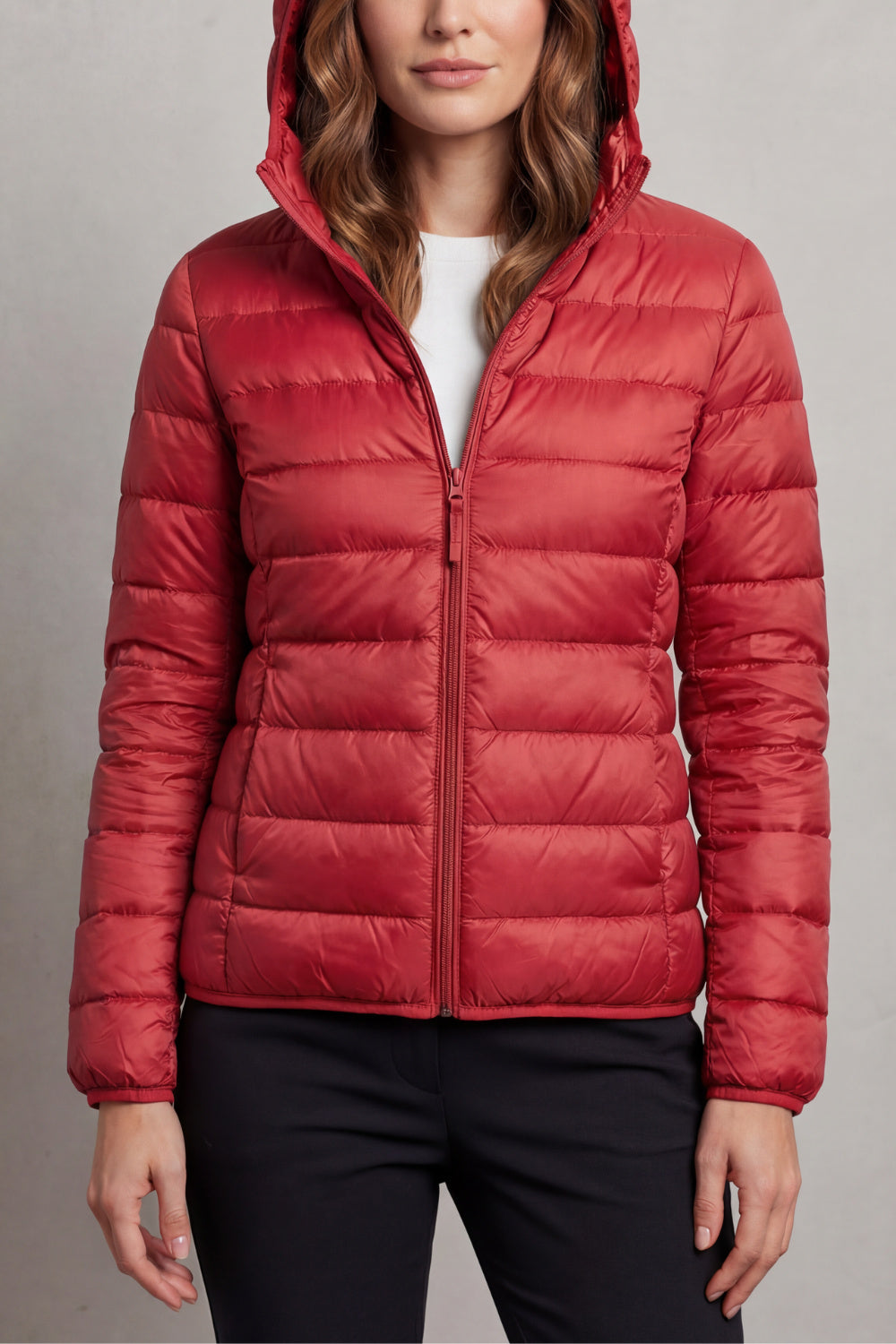 Ivy | Women’s Lightweight Packable Puffer Jacket with Hood