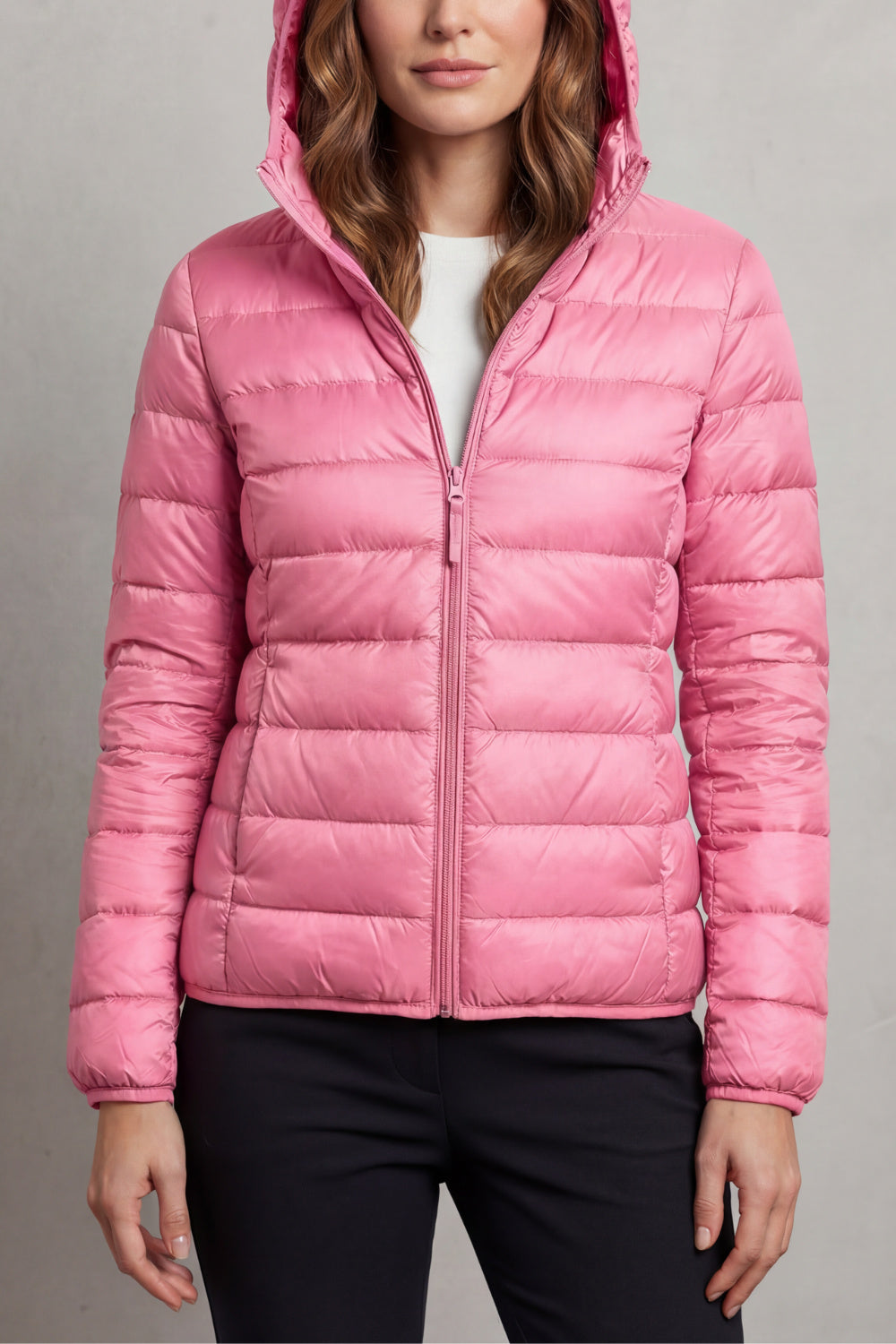 Ivy | Women’s Lightweight Packable Puffer Jacket with Hood