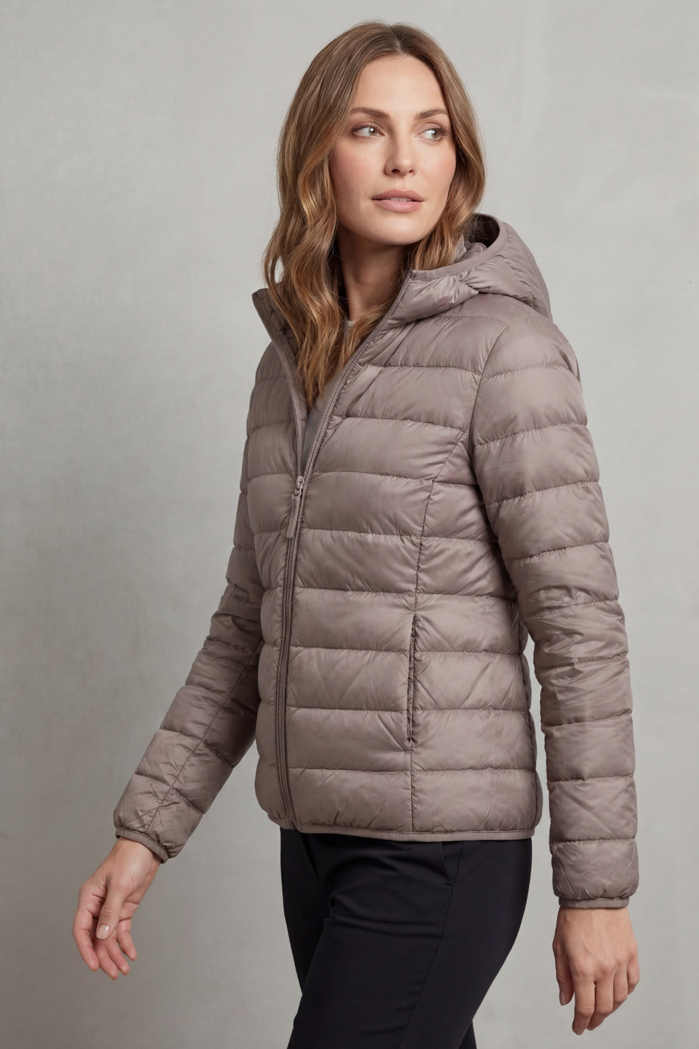 Ivy | Women’s Lightweight Packable Puffer Jacket with Hood