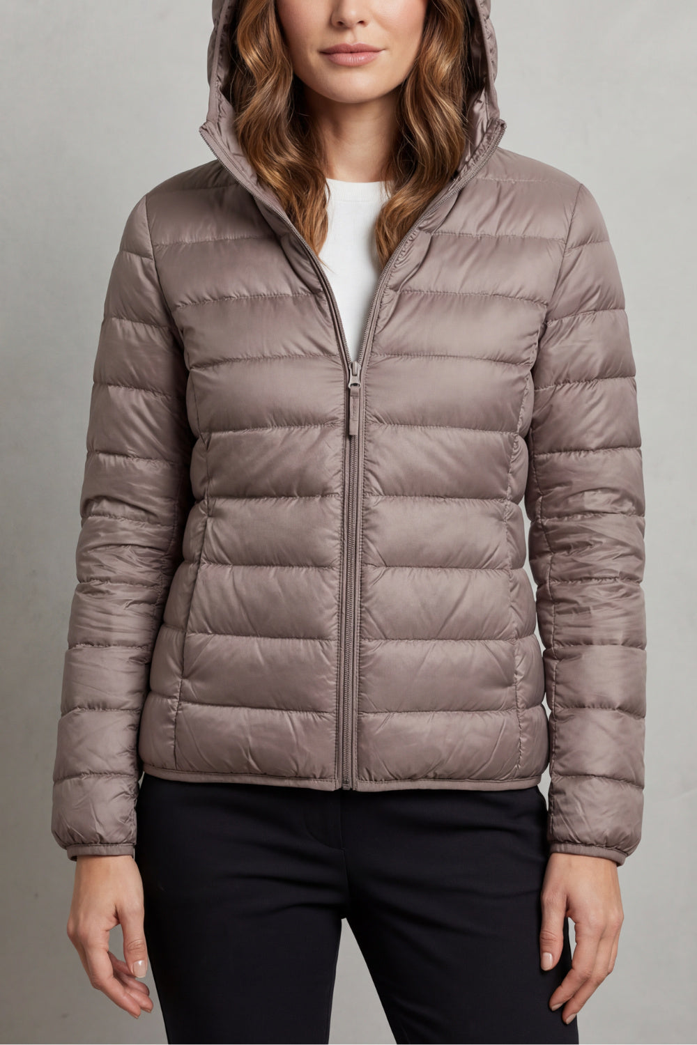 Ivy | Women’s Lightweight Packable Puffer Jacket with Hood