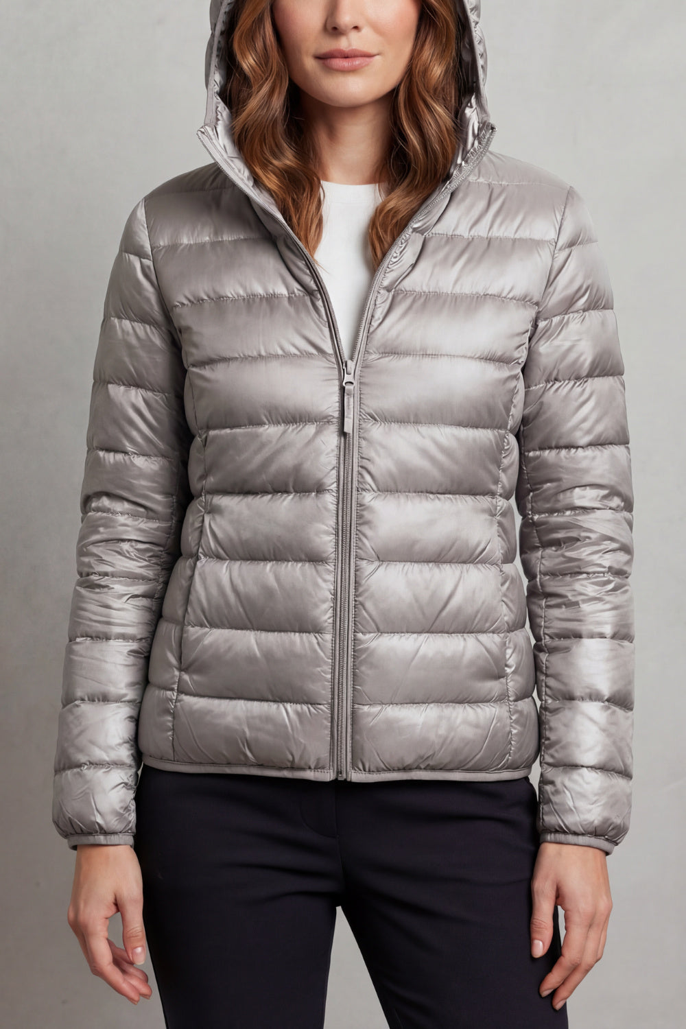 Ivy | Women’s Lightweight Packable Puffer Jacket with Hood