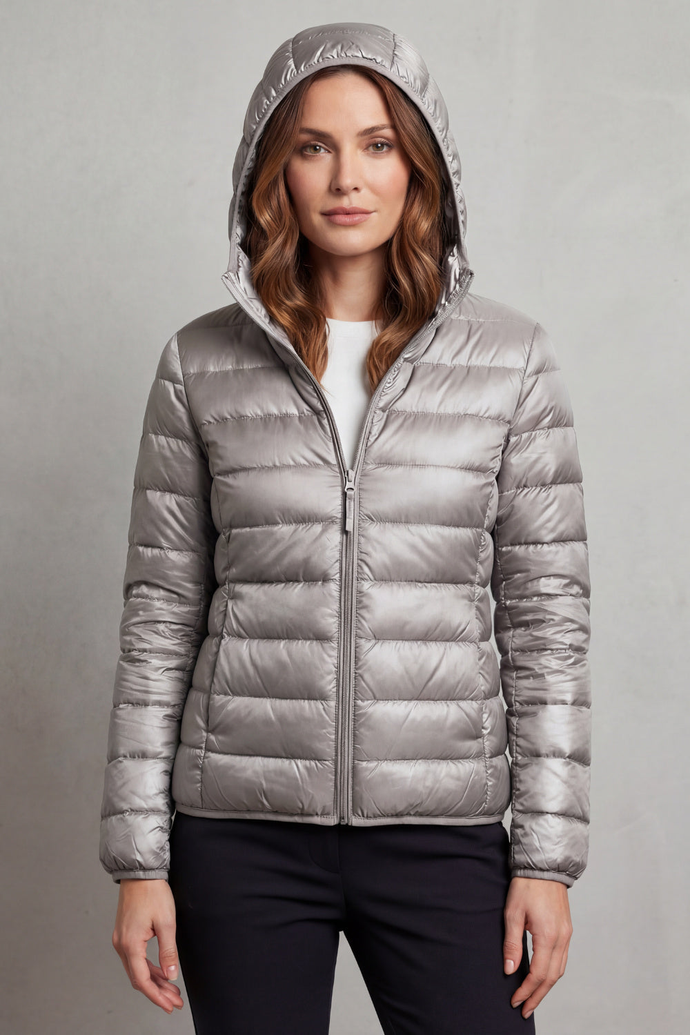 Ivy | Women’s Lightweight Packable Puffer Jacket with Hood