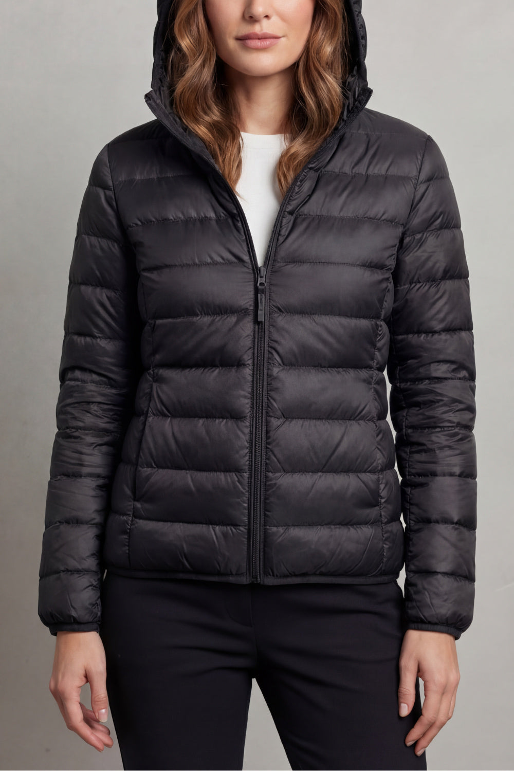 Ivy | Women’s Lightweight Packable Puffer Jacket with Hood
