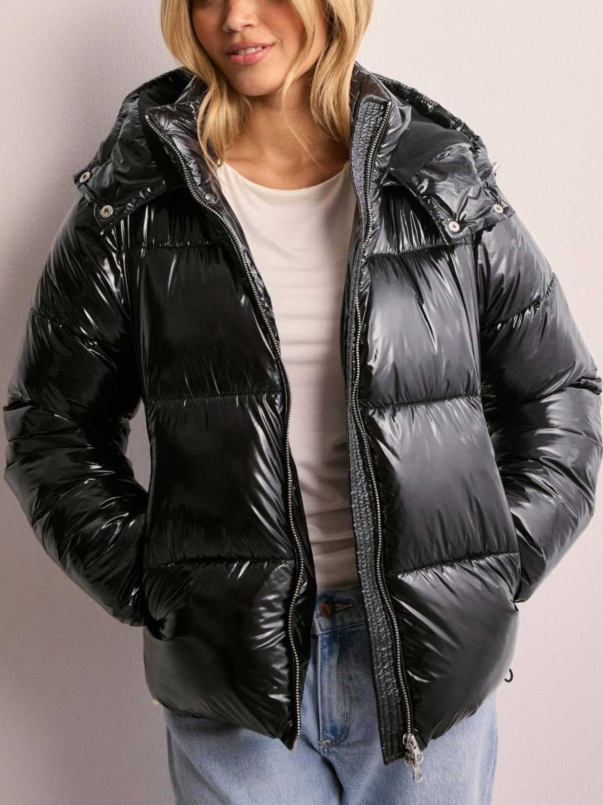 Vanessa | Women’s Quilted Hooded Jacket with Zip Pockets
