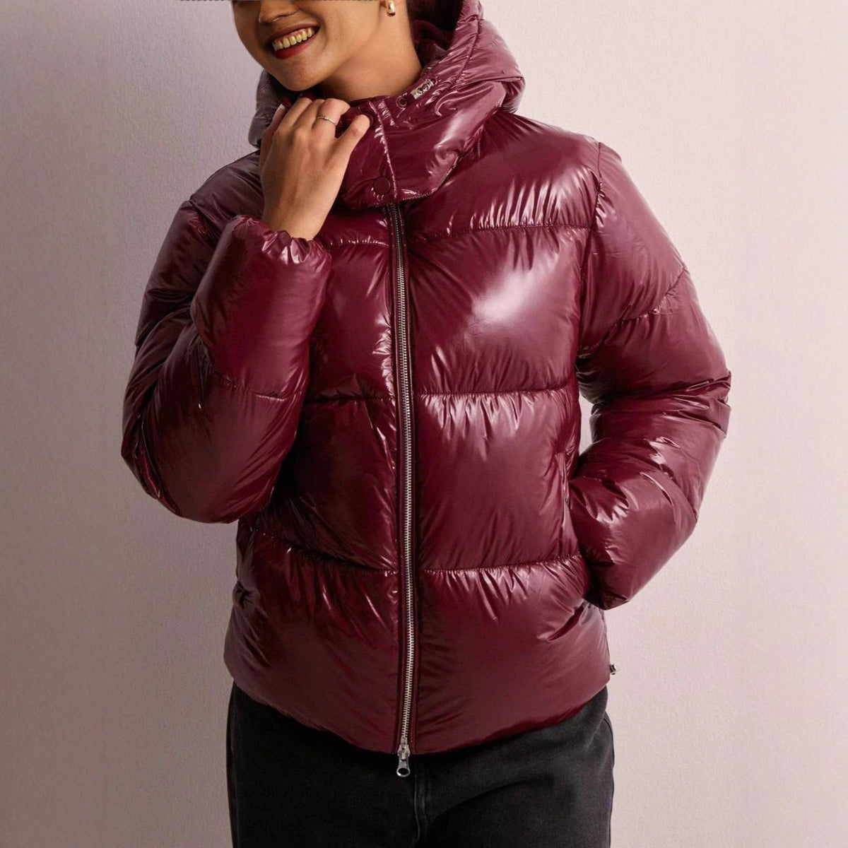 Vanessa | Women’s Quilted Hooded Jacket with Zip Pockets
